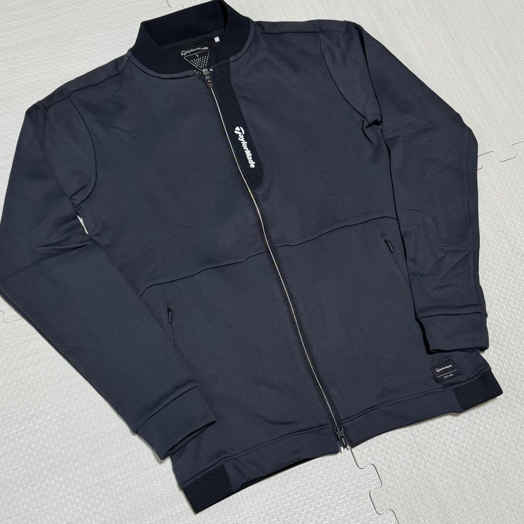 TaylorMade ブラック　ジャケット　ジャージ素材　Sサイズ