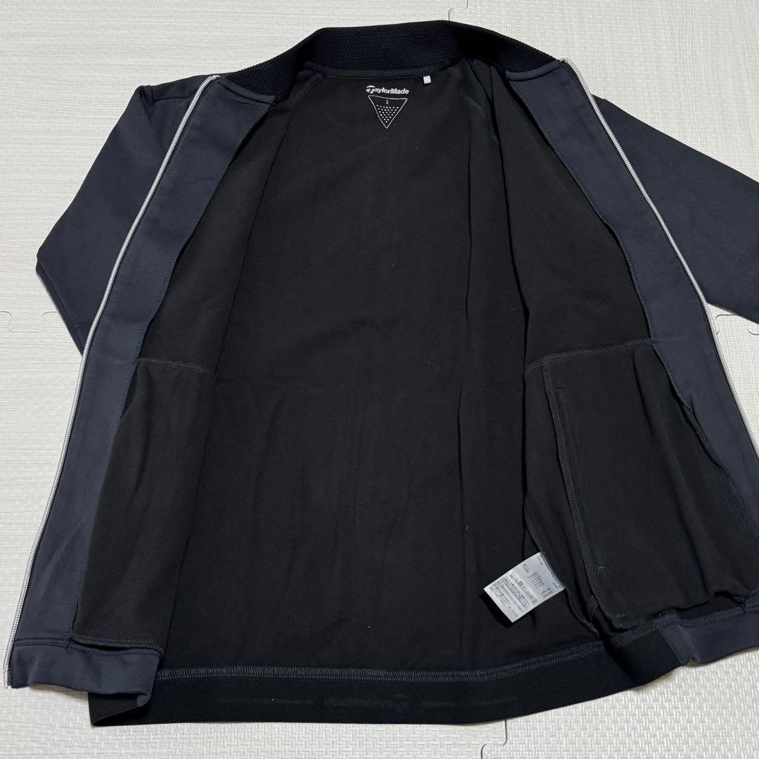 TaylorMade ブラック　ジャケット　ジャージ素材　Sサイズ