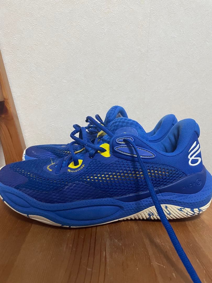 アンダーアーマー　カリー　バッシュ　青　27.5cm