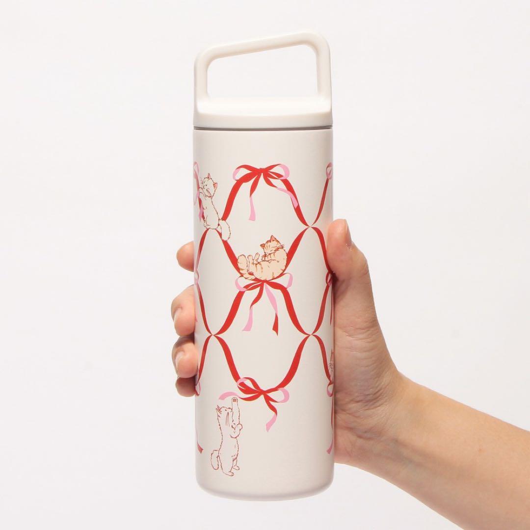 スタバ バレンタイン2025ハンドルリッドステンレスボトル473ml