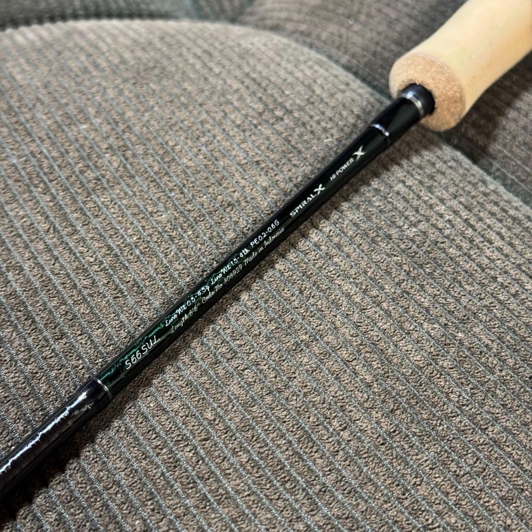 美品 シマノ 21 カーディフ AX S66SUL