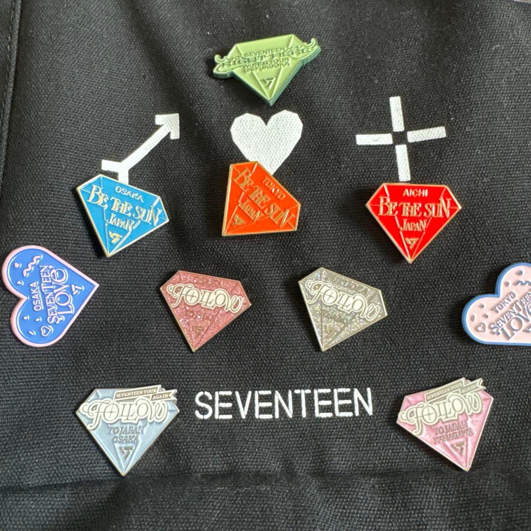 SEVENTEEN IDEAL CUT トートバッグ　ツアーピンバッジ付き