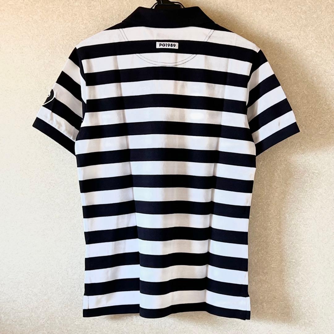 【新品】PEARLY GATES ストライプ ポロシャツ　サイズ4