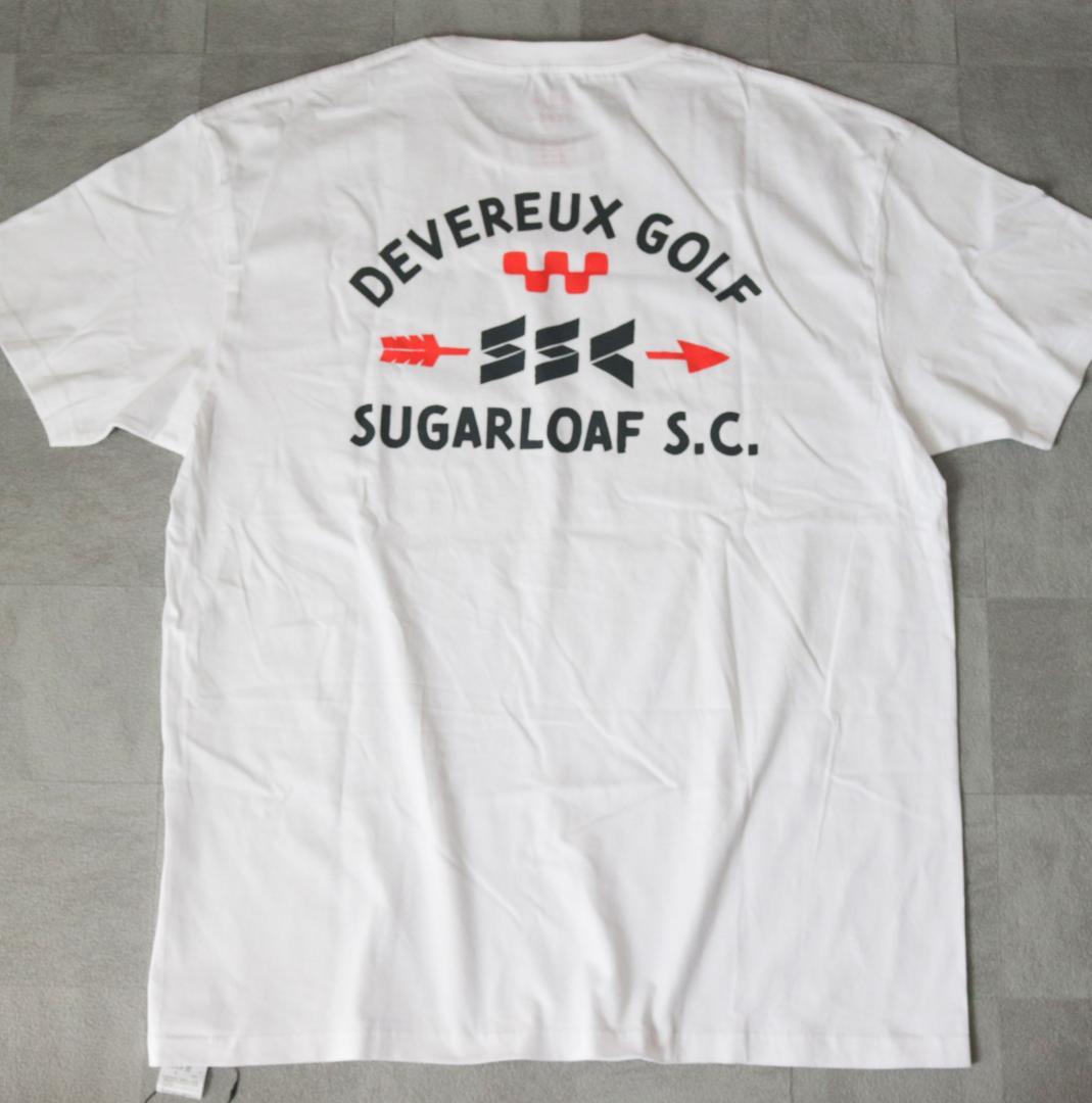 コラボ！新品【デヴァロー ゴルフ】Tシャツ 白 XL(オーバーサイズ)