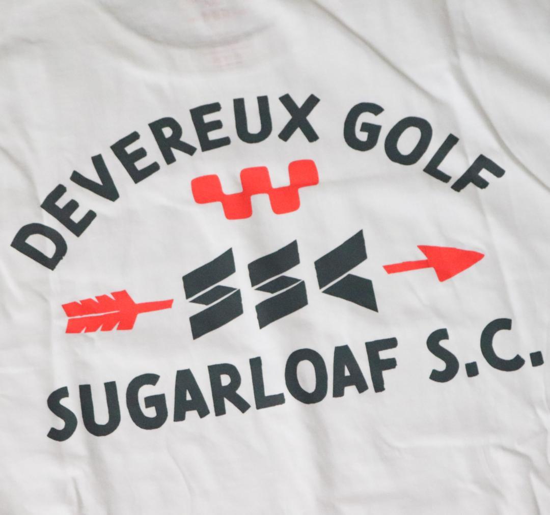 コラボ！新品【デヴァロー ゴルフ】Tシャツ 白 XL(オーバーサイズ)