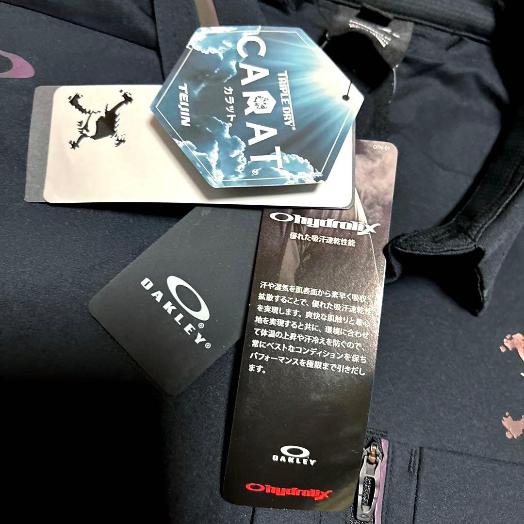 【新品】OAKLEY オークリー スカル ポロシャツ 半袖 ゴルフウェア L