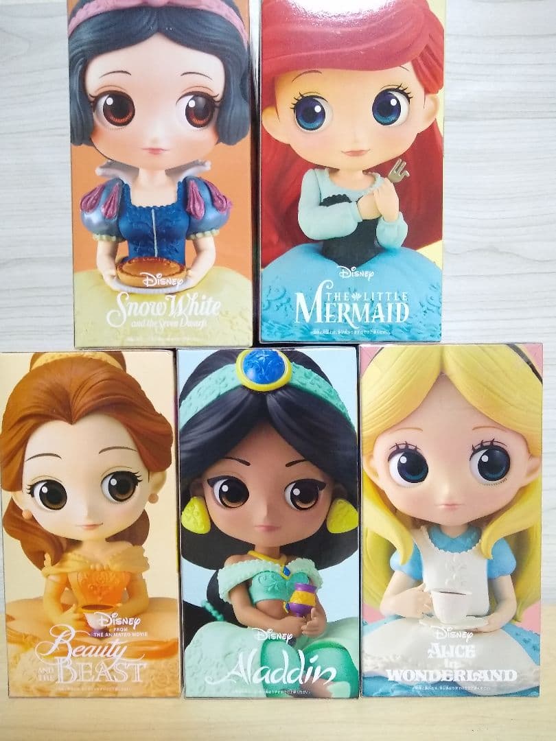 ディズニー Qposket Sugirly フィギュア レアカラー 5点セット