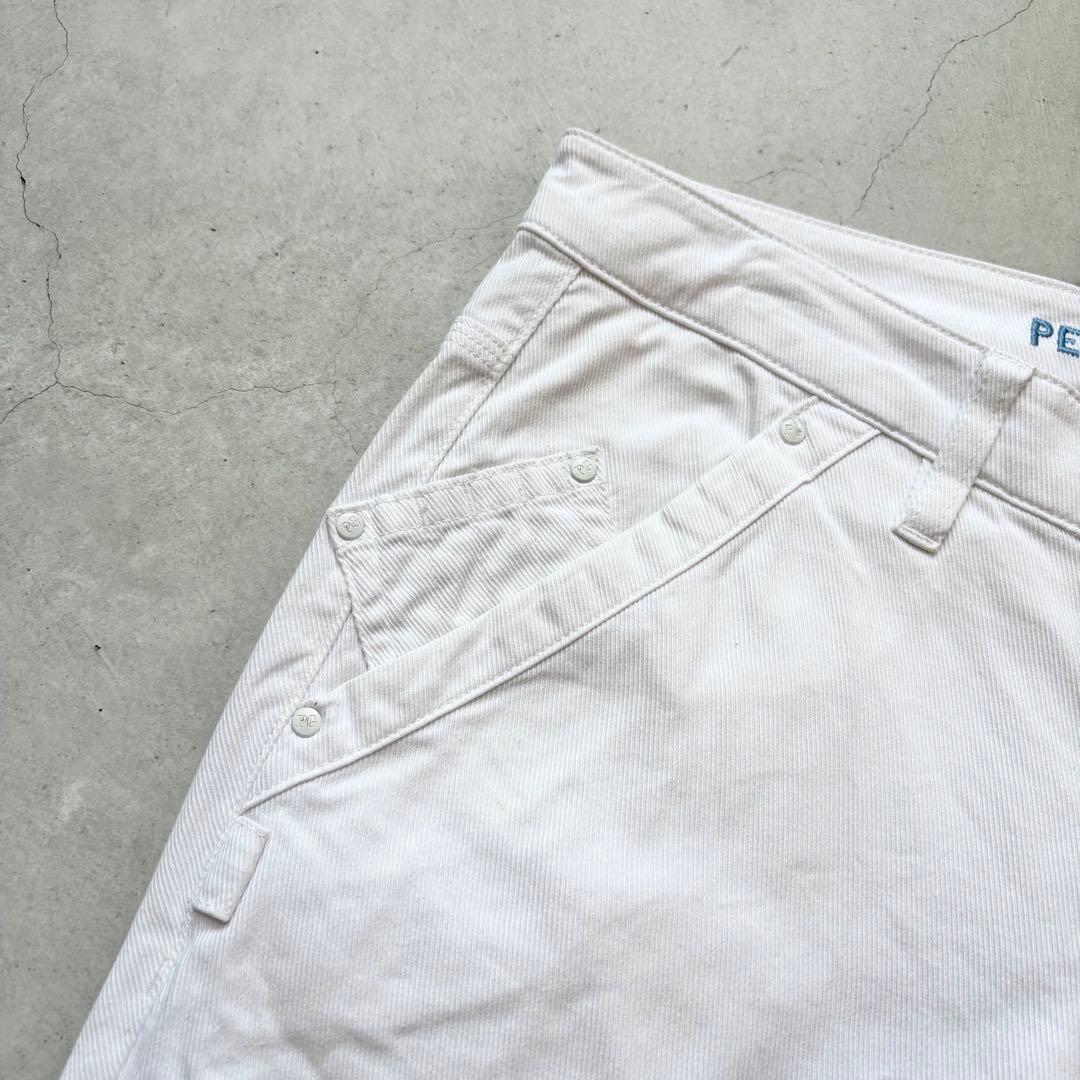 PEARLY GATES パーリーゲイツ ストレッチパンツ ルアンチンカルゼ 白