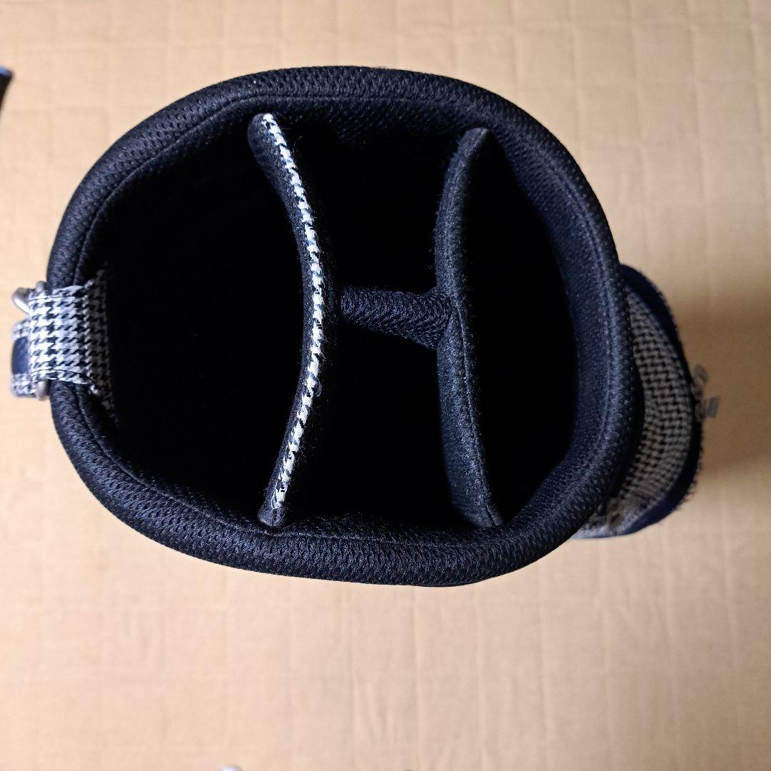 XXIO ゴルフバッグ 千鳥柄。フード付き。9インチ。
