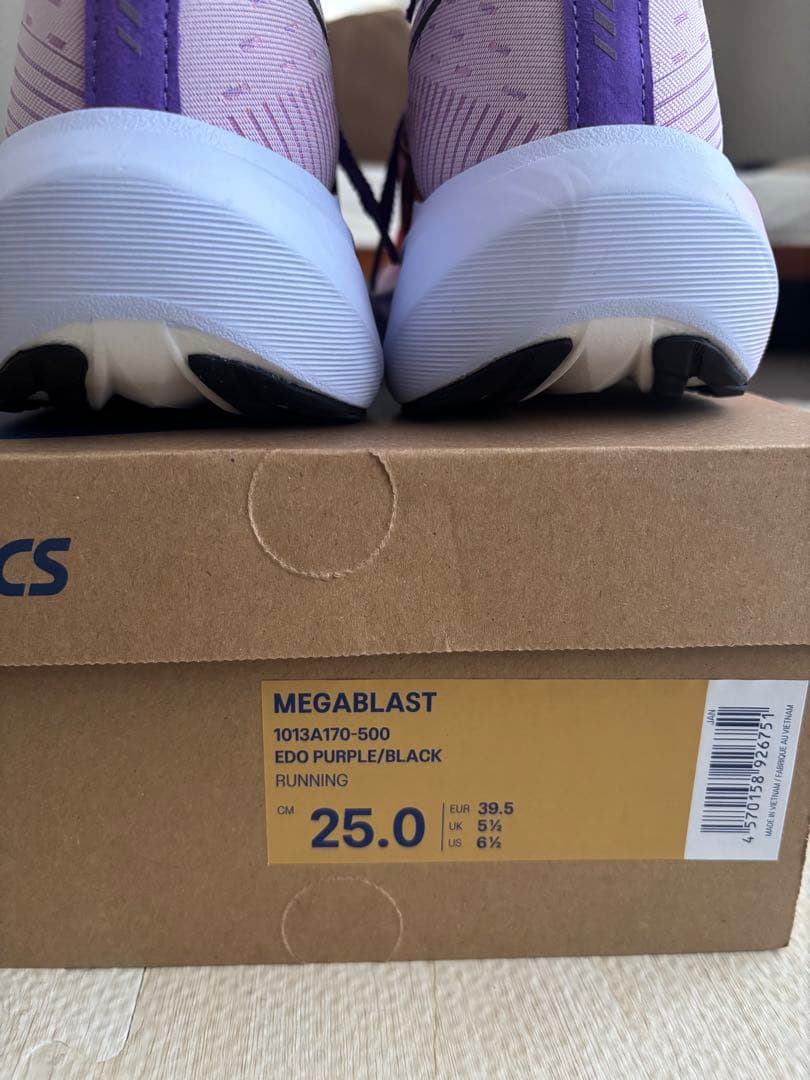 asics MEGABLAST アシックス　メガブラスト　25㎝　新品