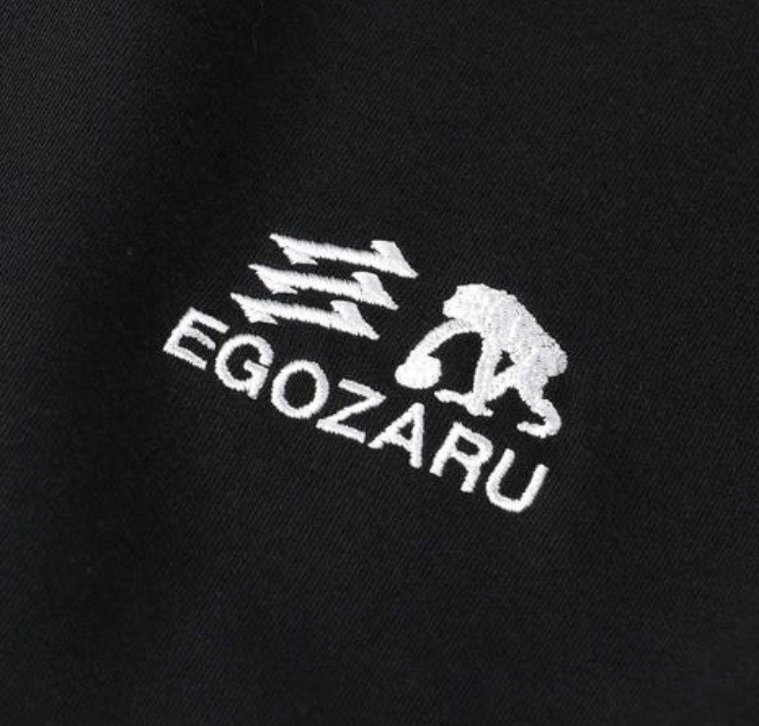 EGOZARU ダブルフェイススウェット クルーネック ブラック S