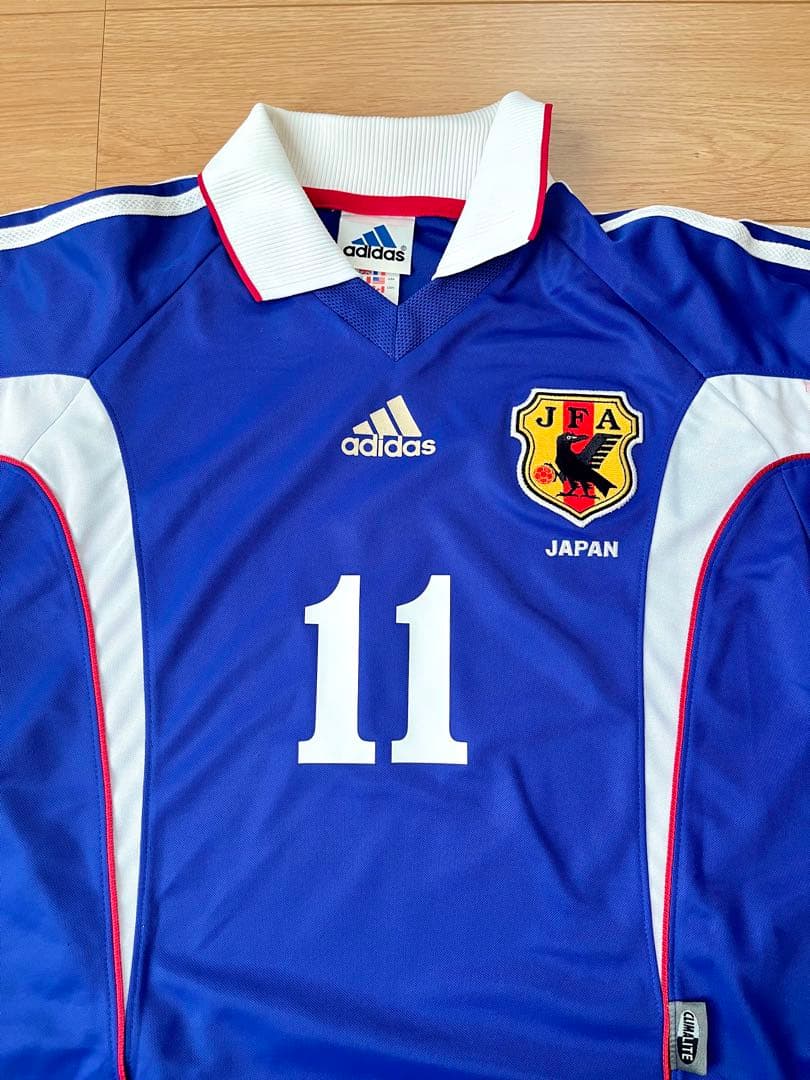 アディダス 日本代表 ユニフォーム 1999年〜2000年 三浦知良 カズ 11