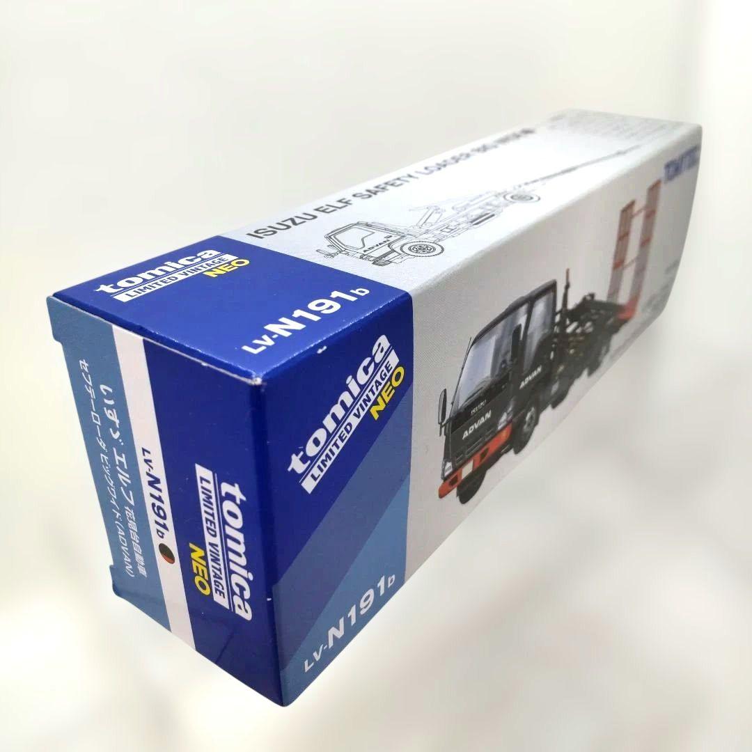 トミーテック1/64いすゞ エルフ 花見台自動車 セフテーローダ \"ADVAN\"