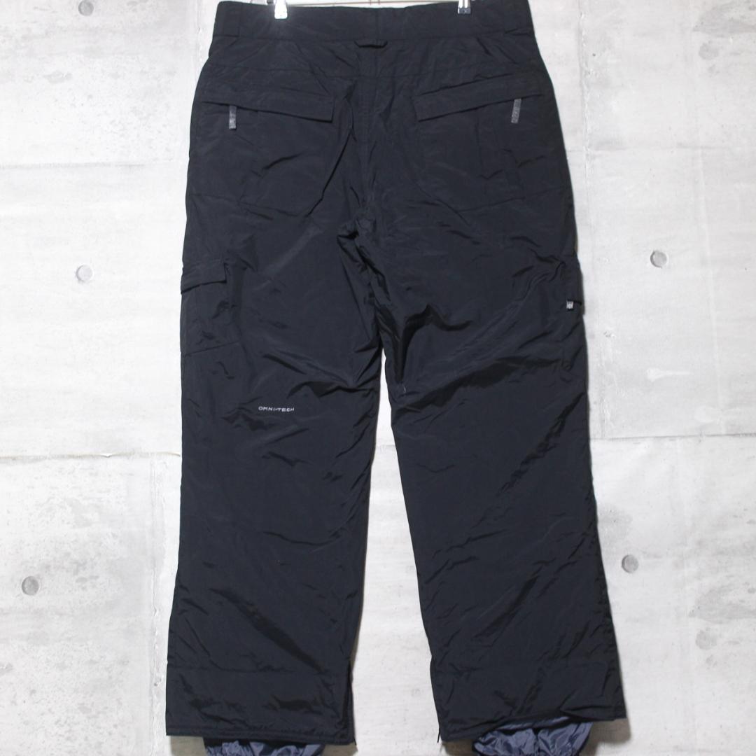 【極美品 高機能 ワイドバギー】オムニテック【XL】コロンビア スノーパンツ 黒