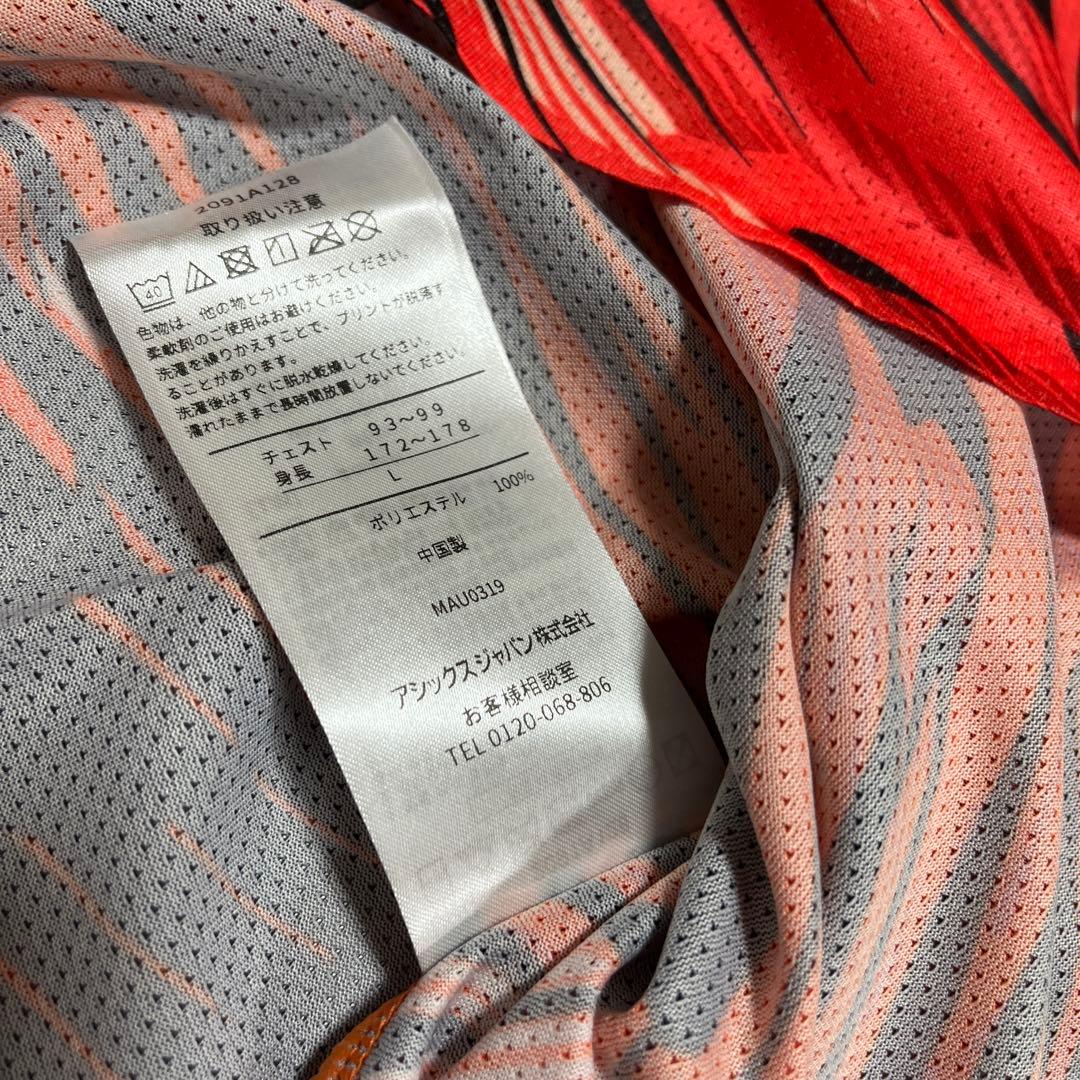 asics 陸上 日本代表 オーセンティックシャツ Tシャツ ユニフォーム L