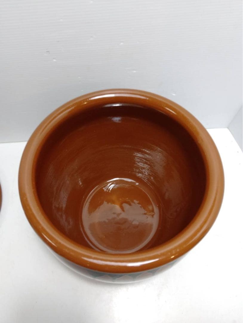 G2225【希少・廃盤品】常滑焼 久松窯 切立 8号 漬物壺