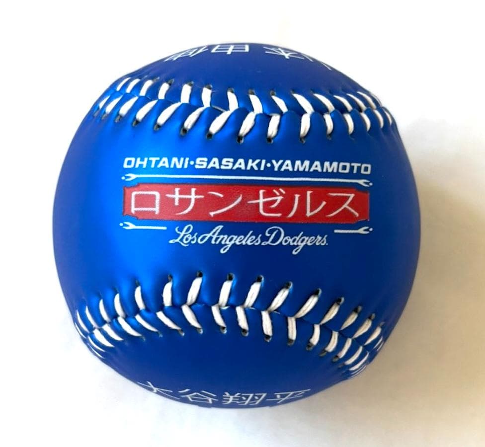 【米国限定】1個のみ/大谷翔平/山本由伸/佐々木朗希 レプリカボール ドジャース