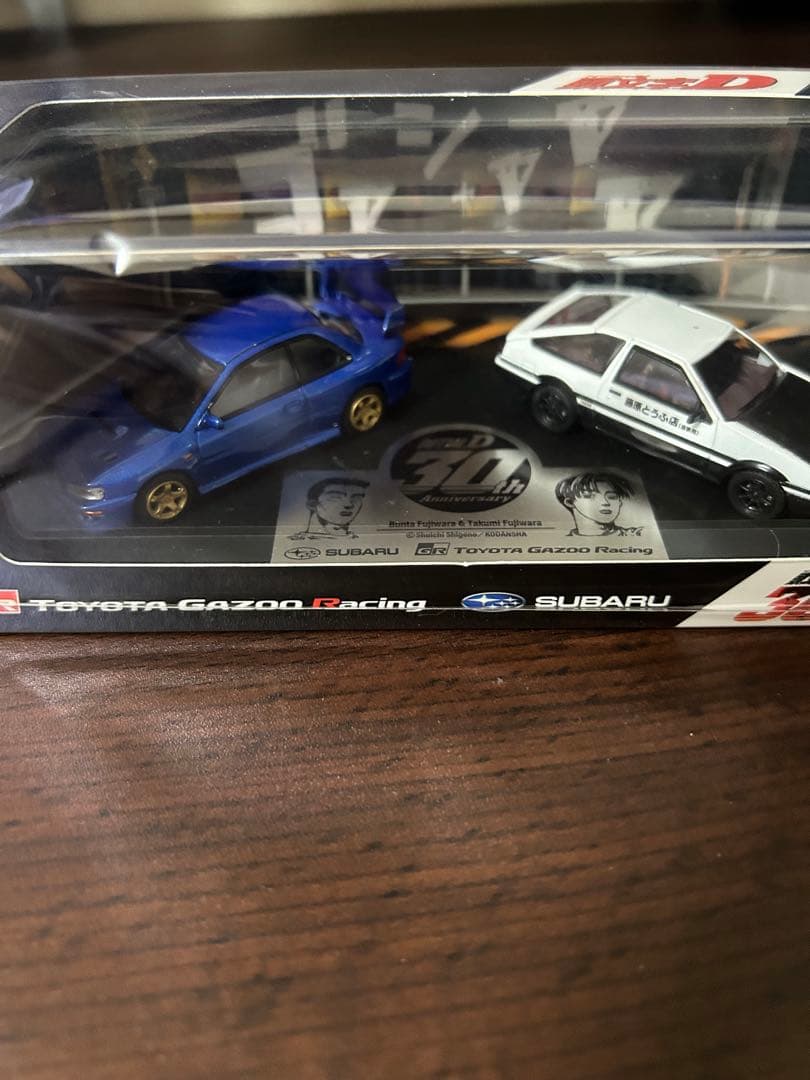 頭文字D 30th AnniversaryのTGRコラボ ミニカー　トミカ