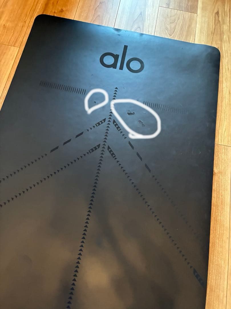 alo ヨガマット 黒　チャクラウォーリア