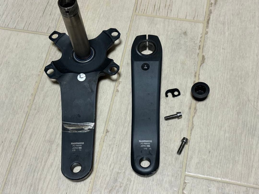 【傷あり】ULTEGRA FC-R8000 クランクアーム170mm