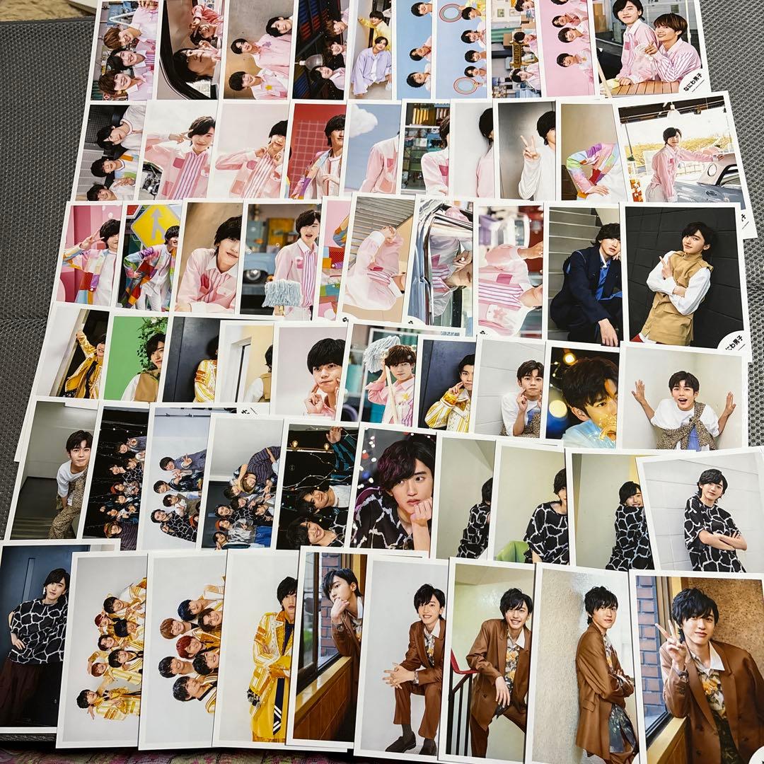 なにわ男子 集合 混合 道枝駿佑 長尾謙杜 初心LOVE 勝たん 公式写真