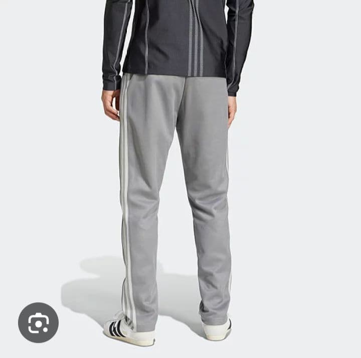 adidas グレー ジャージ パンツ ベッケンバウアー タグ付