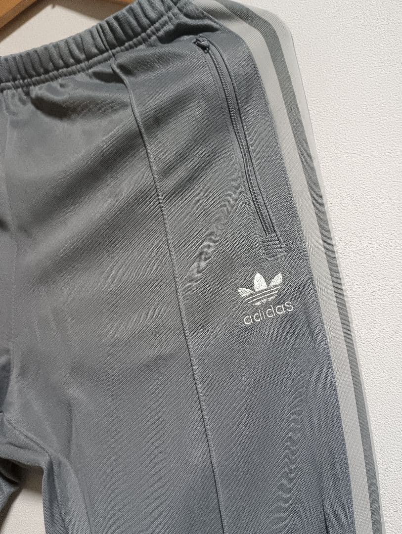 adidas グレー ジャージ パンツ ベッケンバウアー タグ付