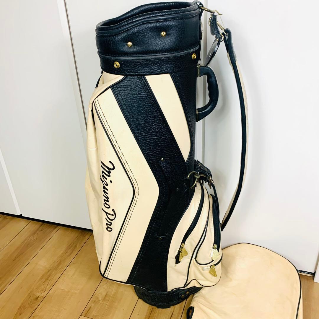 MIZUNO PRO キャディバッグ ゴルフバッグ フード付き