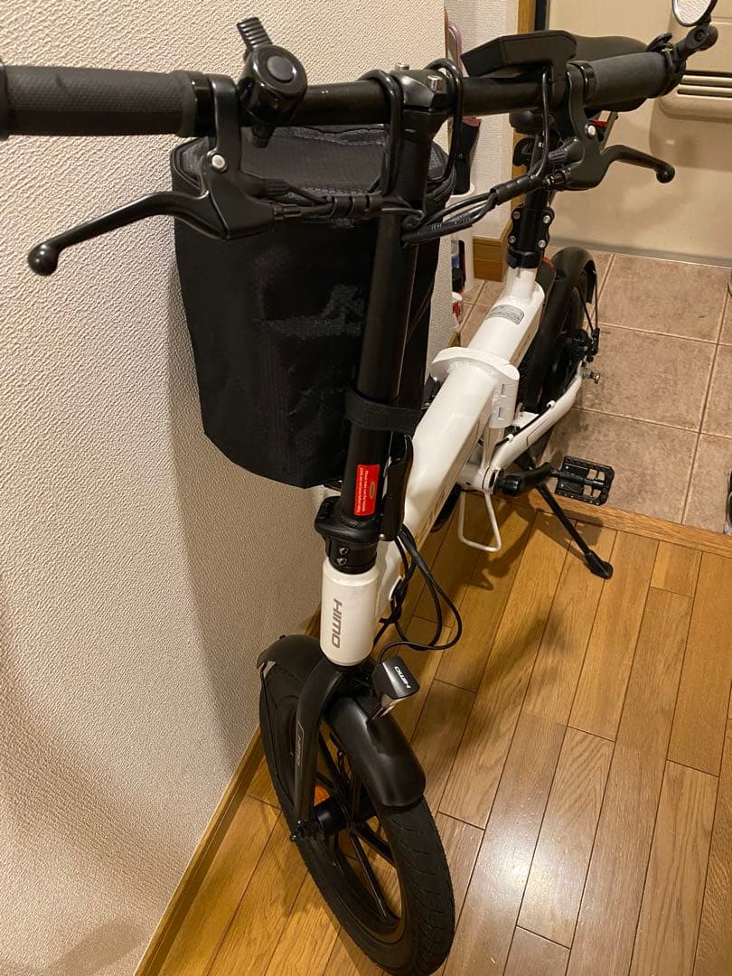 HIMO 折りたたみ電動アシスト自転車 ホワイト　Z16 宮崎市
