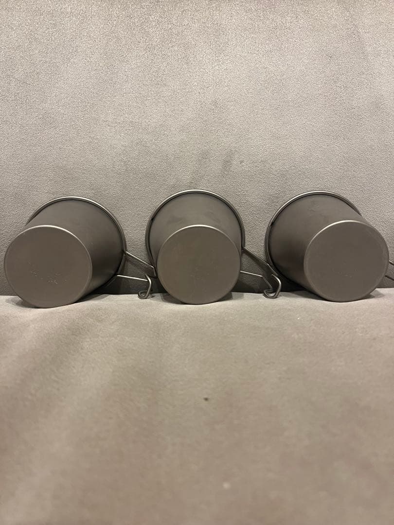 廃盤入手困難 スノーピーク　チタンシングルマグNo.2 mg-002 3個セット