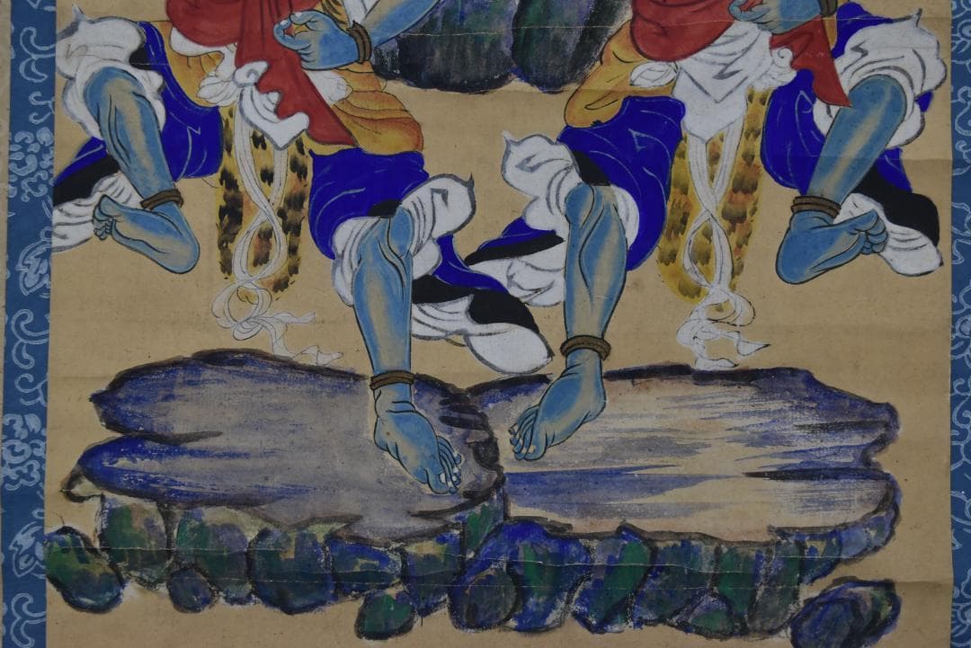 お値下中/作者不詳/仏事掛/佛事掛/掛軸☆宝船☆Z-650