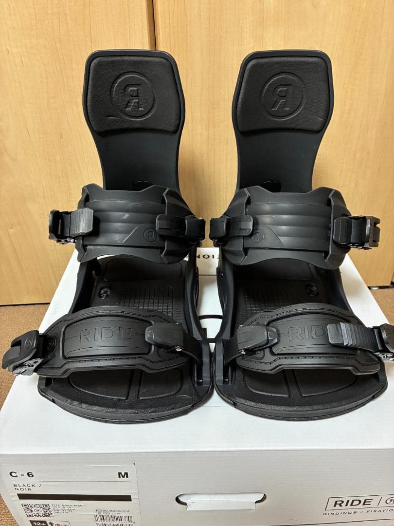 RIDE C-6 ブラック ビンディング23-24 Mサイズ(美品)