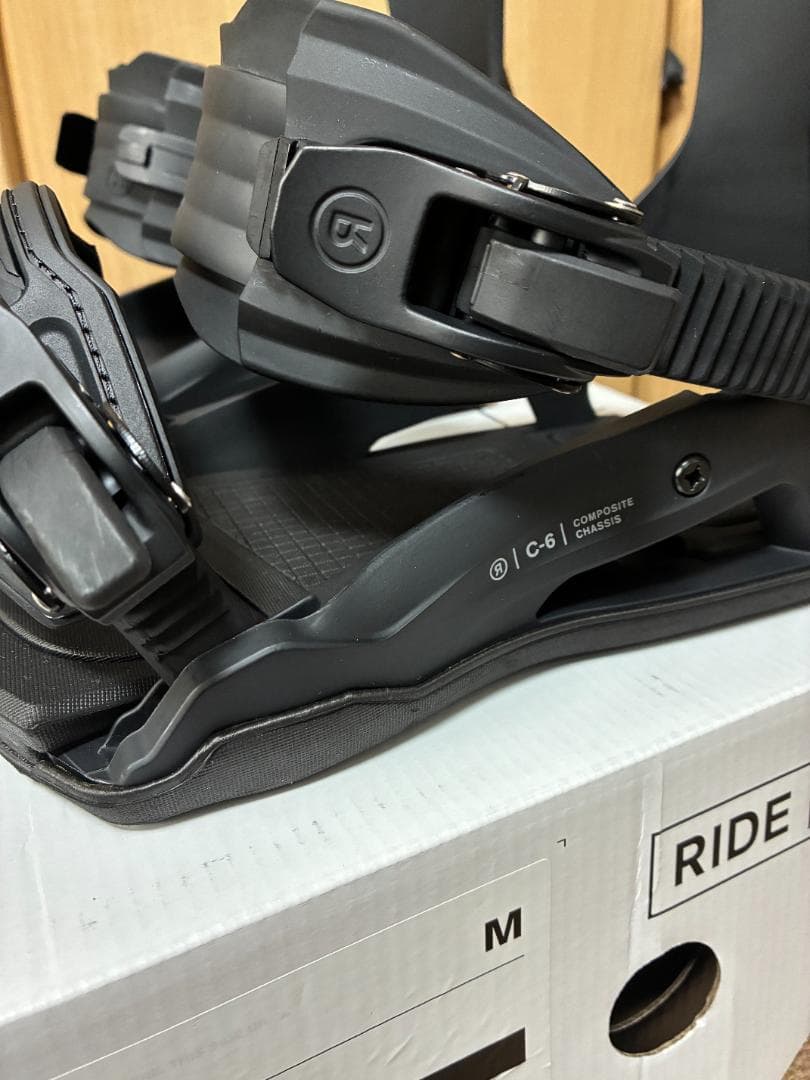 RIDE C-6 ブラック ビンディング23-24 Mサイズ(美品)