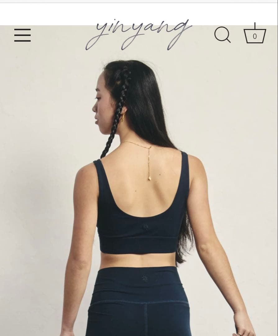 新品　yingyang ◆ブイトップブラ　MIDNIGHT