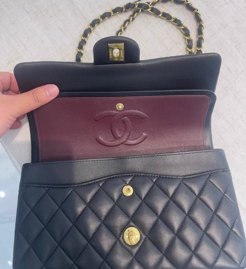 美品✨ 希少 cHaNeLレザー ショルダーバッグ ✨ブラック