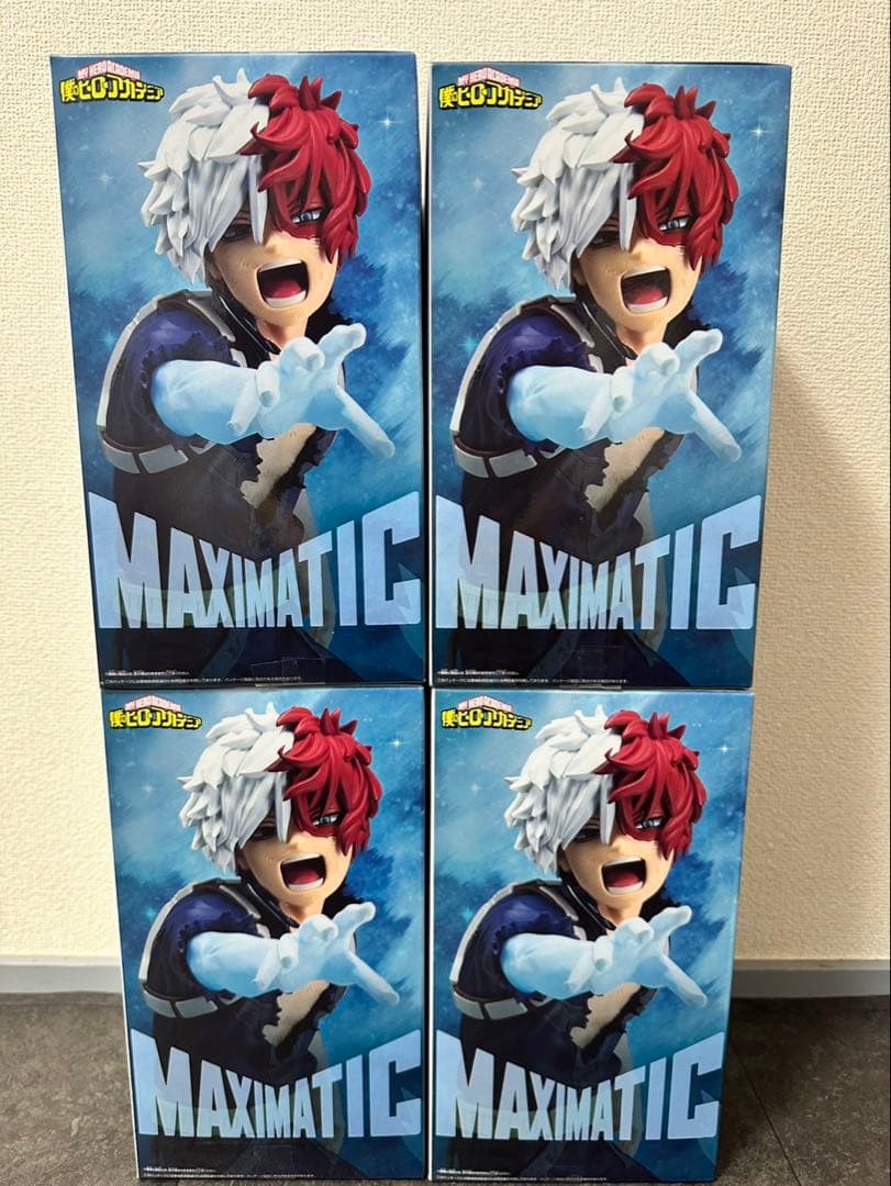 【新品4体セット】僕のヒーローアカデミア MAXIMATIC 轟焦凍 フィギュア