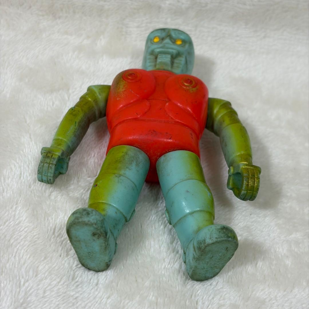 【希少品】ブルマァク 宣弘社 ソフビ フィギュア レッドバロン ブラックマサイ