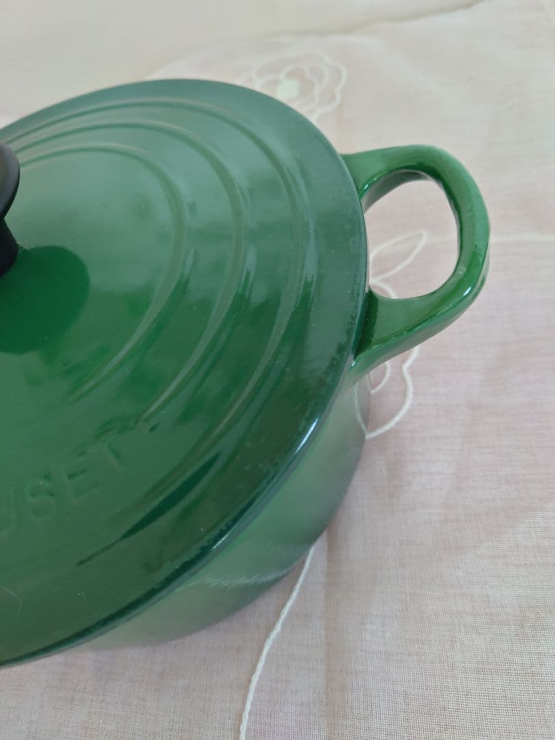 LE CREUSET　ル・クレーぜ　ココット　グリーン 18cm
