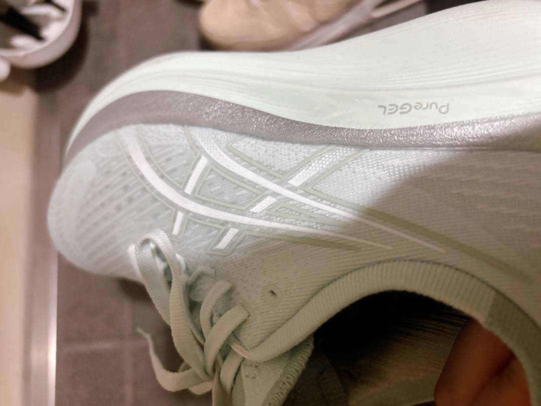 ウォーキング・ランニングウェア ASICS GEL-NIMBUS 27 Pure Aqua/White 24.5