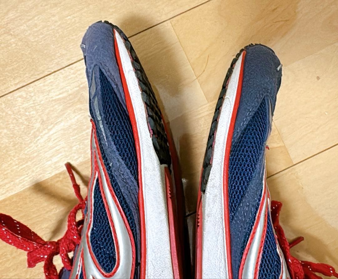 BEMOLO ビモロシューズ青と赤　初動負荷　25.5センチ