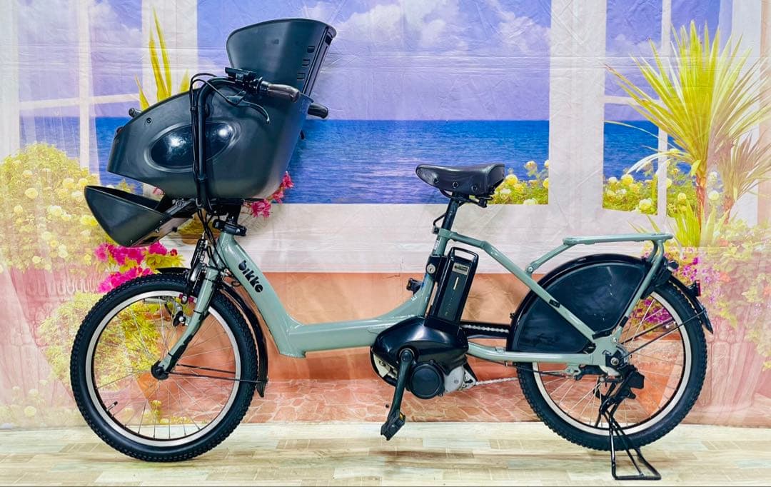 人気モデル！BIKKE ビッケ⭐️ブリヂストン子供乗せ電動自転Y3623