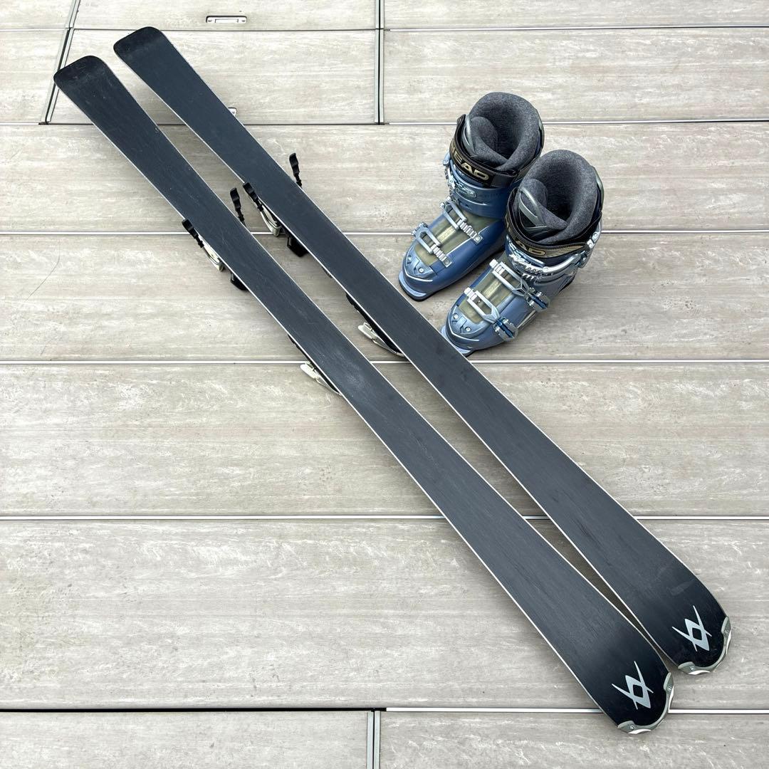 4点SET フォルクル スキー 156cm / 25.5cm / WAX済