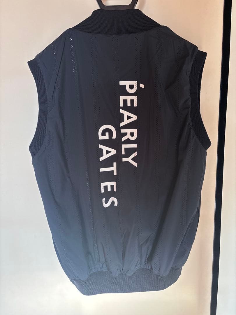 PEARLY GATES リバーシブル ジップアップベスト