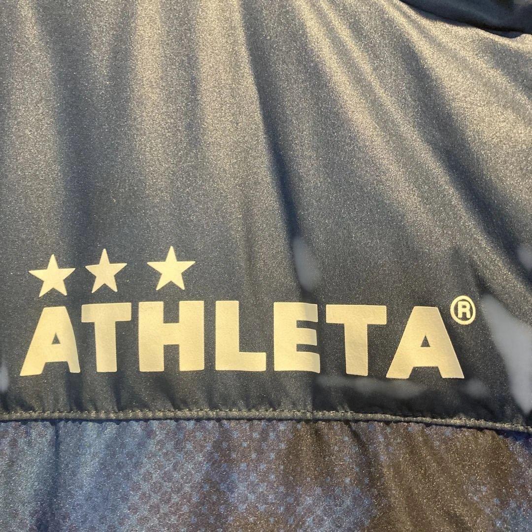 ATHLETA【S】ベンチコート 迷彩ネイビ