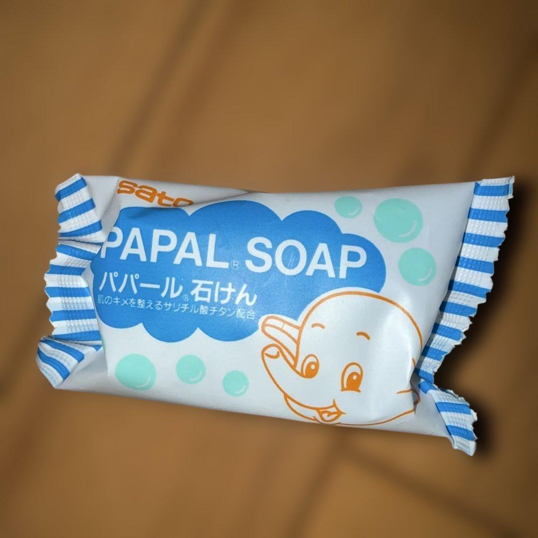 サトちゃんおもちゃセットとティッシュ・石けん