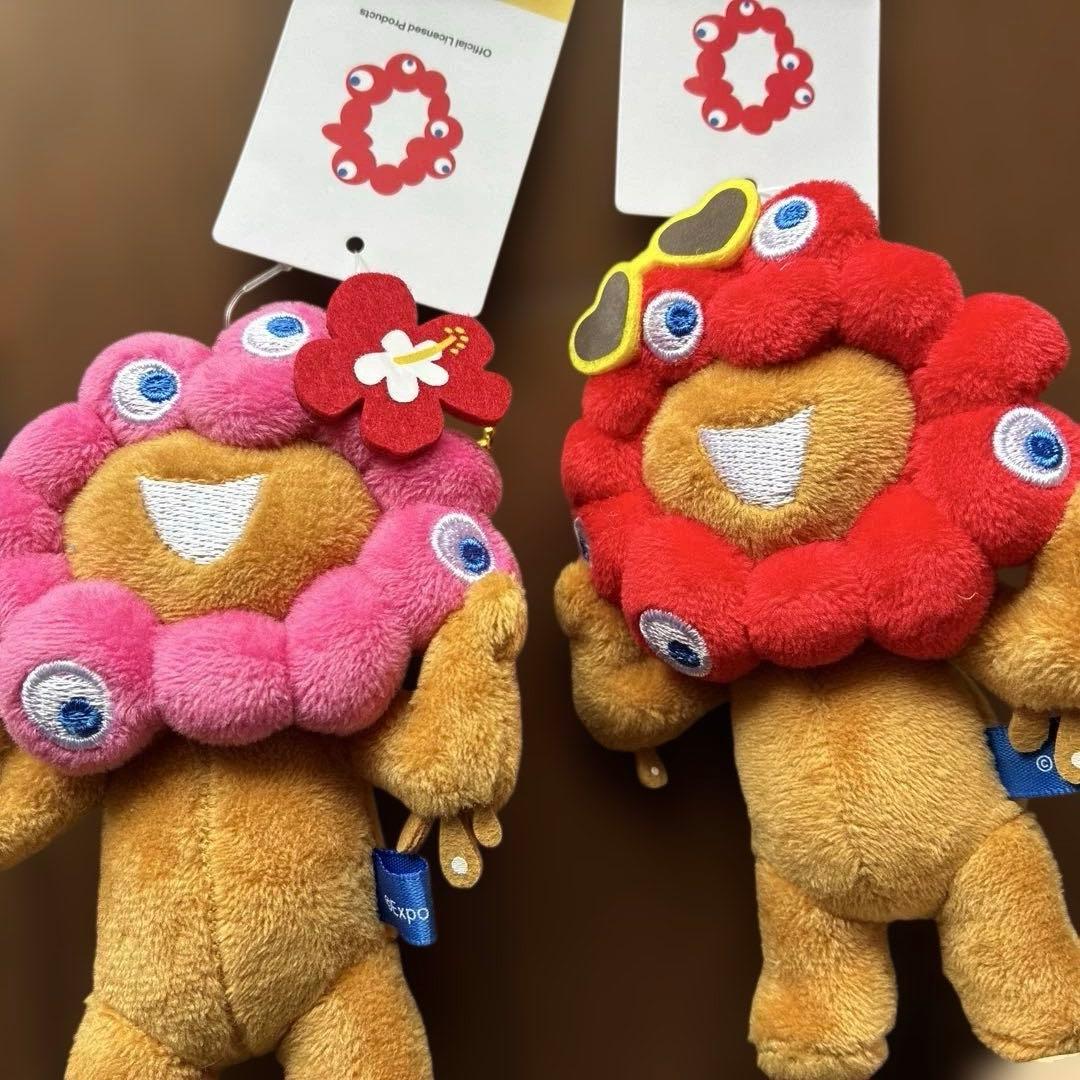 日焼けミャクミャク2体セット 赤