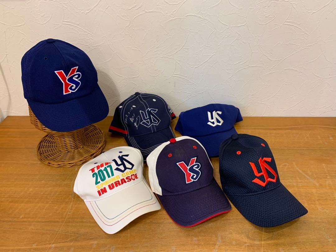 G0220-31★Yakult Swallows / ys 野球キャップ6点