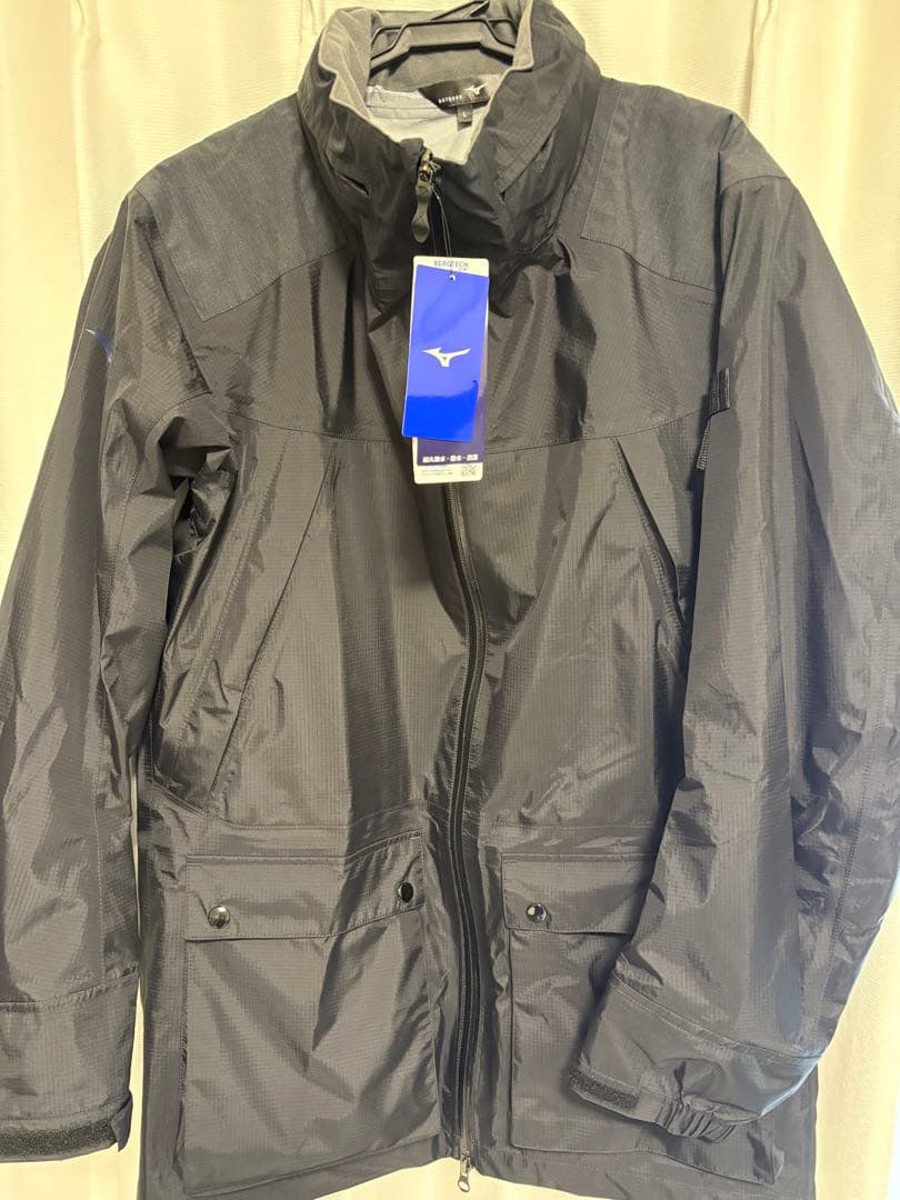 新品未使用‼︎ お買い得品‼︎ MIZUNOブラック レインスーツ(上下セット)