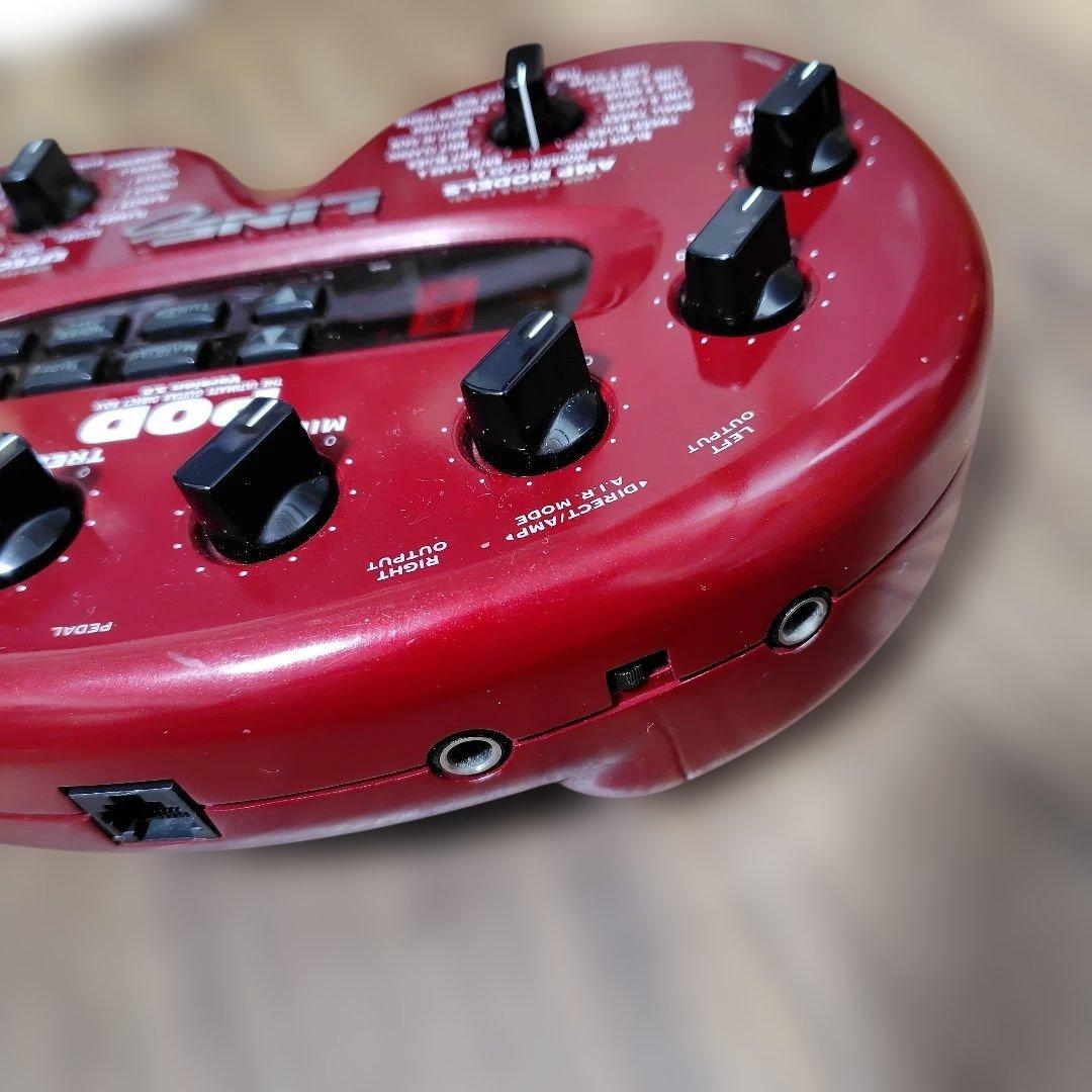 LINE 6 POD 2.0 ギター アンプシミュレーター フットスイッチ付き