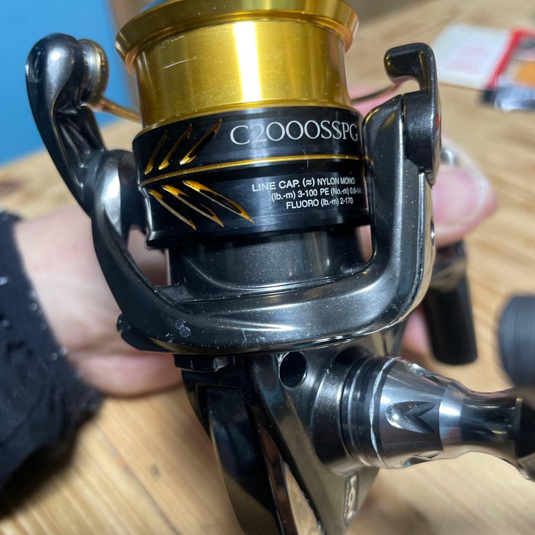 SHIMANO Soare CI4+ c2000SSPG ダブルハンドル付き